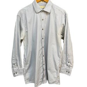 MICHAEL Michael Kors shirt Grey White Stripe. 16.5